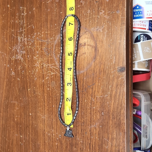 Hematite Cat Charm Necklace - Picture 4 of 6